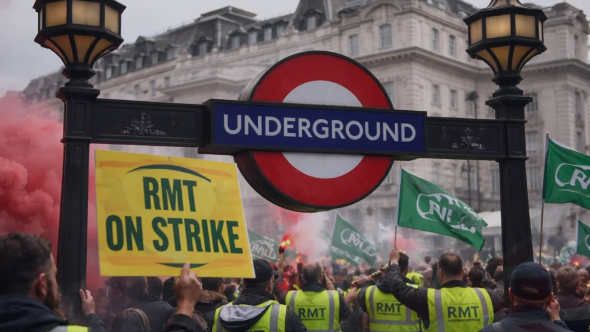 London Tube drivers on strike