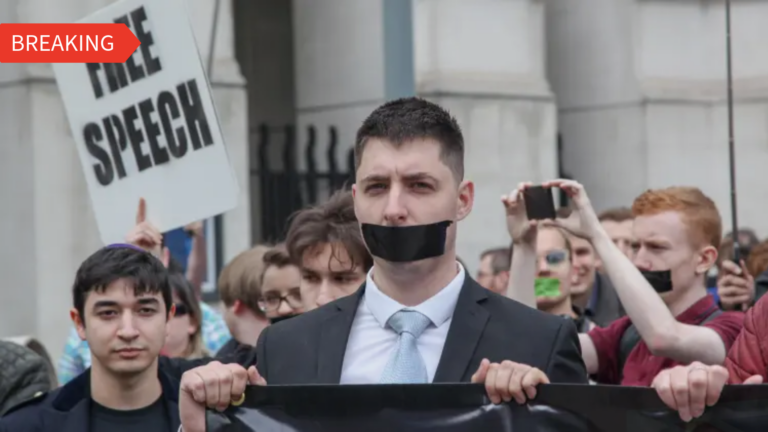 Student protesting