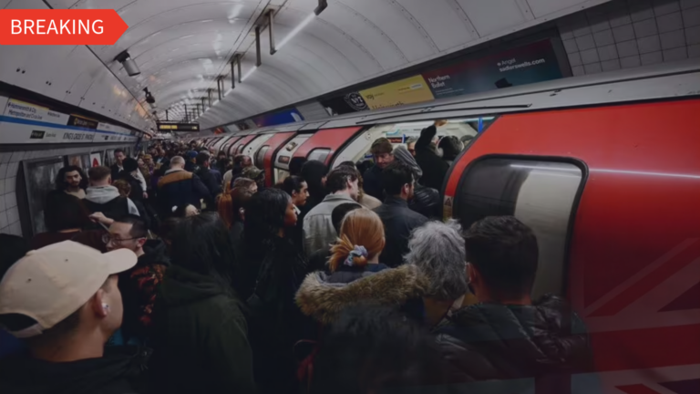 commuters on the train tubes