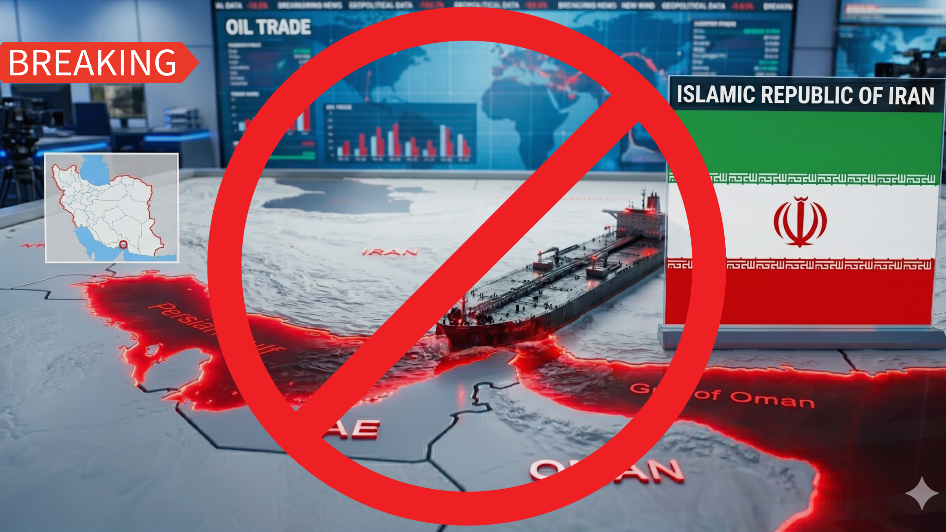 Iran closes the straits