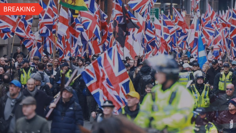 Britons protest