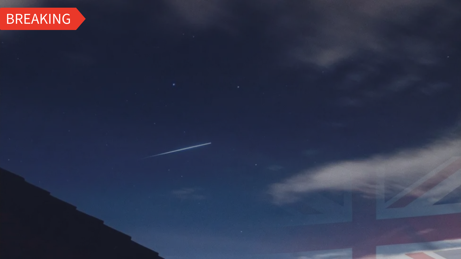 Meteorite in the sky