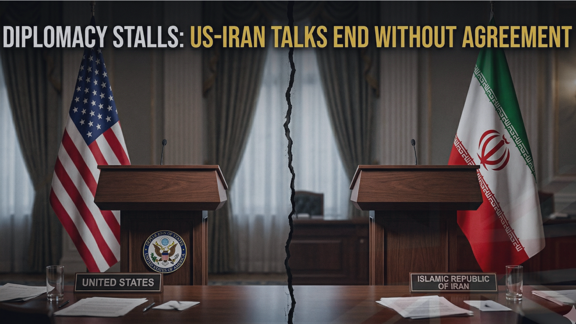 US-IRAN talks ends without agreement