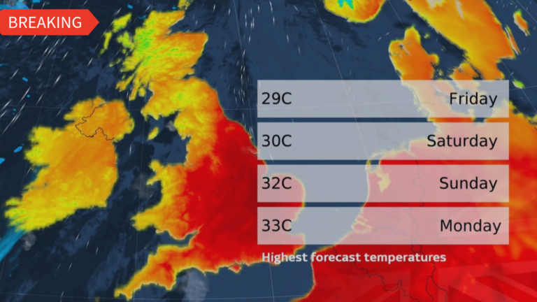 UK braces for bank holiday heatwave