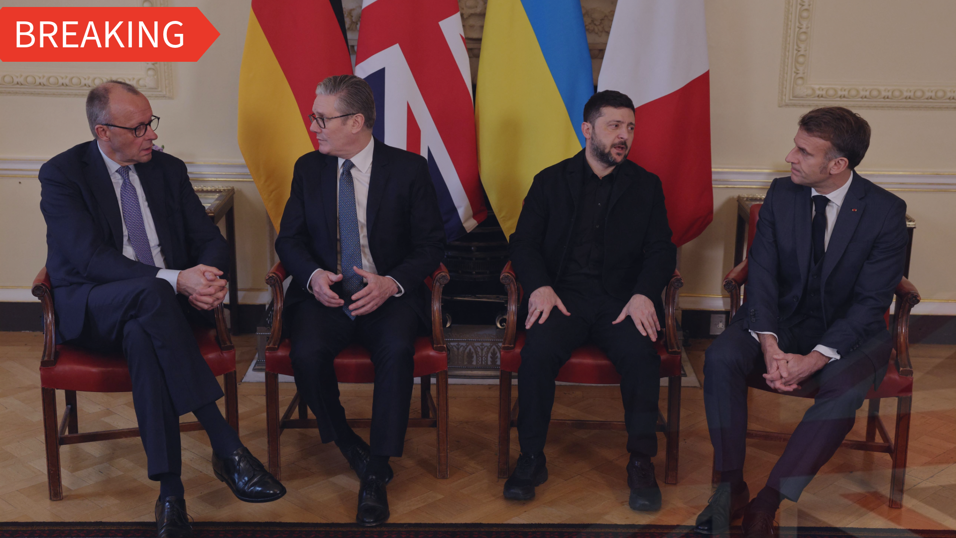 Keir Starmer, Emmanuel Macron and Friedrich Merz have backed Volodymyr Zelenskyy's proposal for direct ceasefire negotiations with Russia